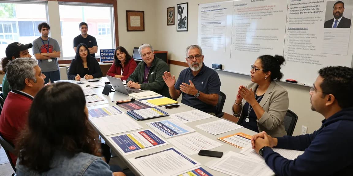 Community members discussing Casey Askar's campaign, highlighting controversies and civic engagement.