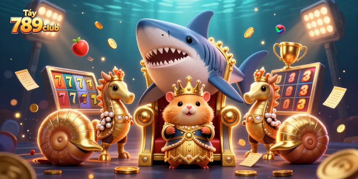 Experience thrilling gameplay with Tải 789club, as you join a fierce hamster king and his royal guards.