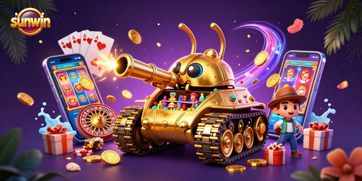 Experience the thrill of sunwin with a golden beetle tank casino bursting with games and rewards.