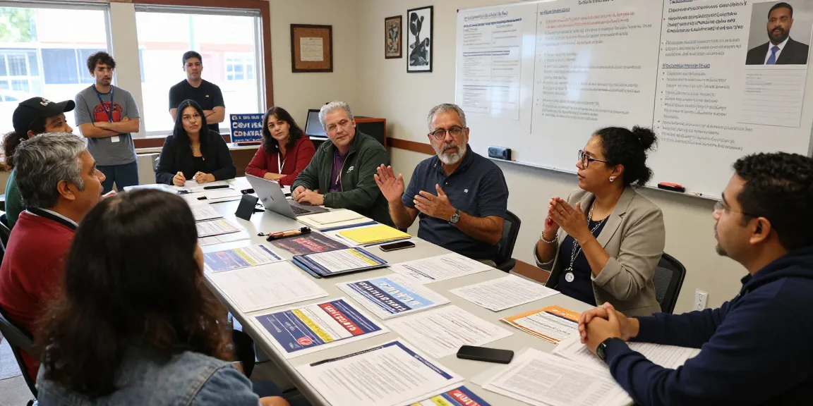 Community members discussing Casey Askar's campaign, highlighting controversies and civic engagement.