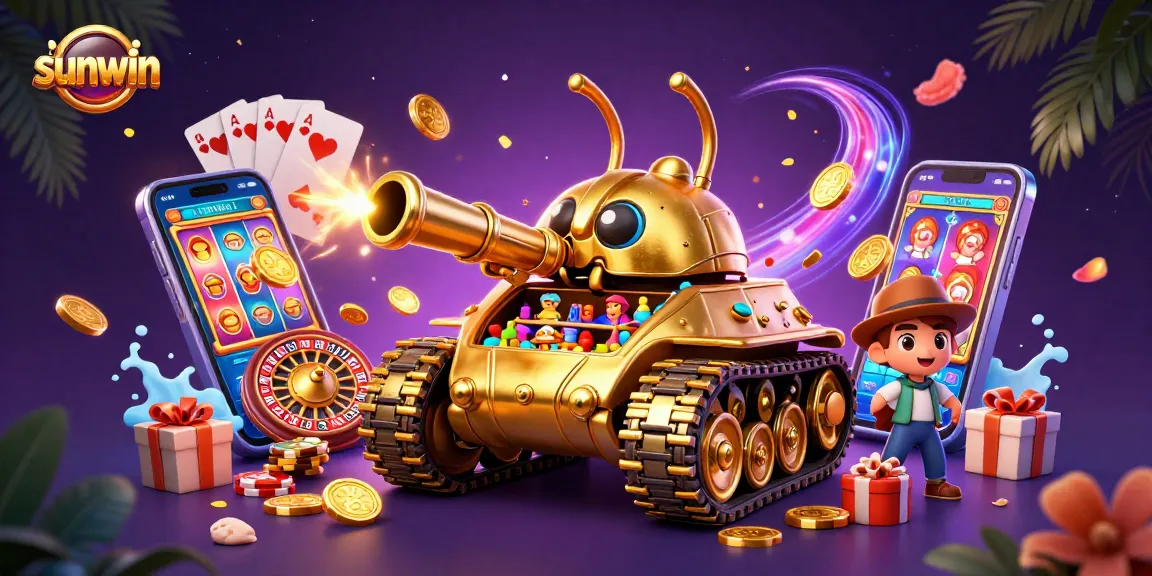 Experience the thrill of sunwin with a golden beetle tank casino bursting with games and rewards.