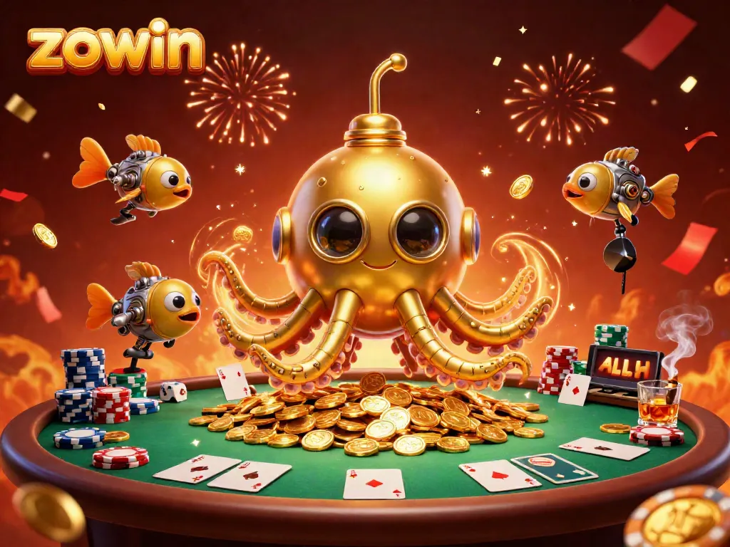 Experience exhilarating fun with Zowin as you win big at the vibrant poker table!