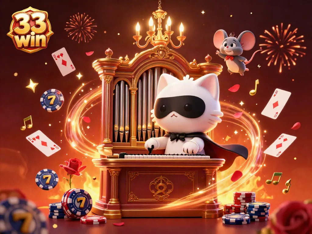Experience thrilling gameplay at 33 win, featuring vibrant casino scenes with captivating characters and dynamic elements.