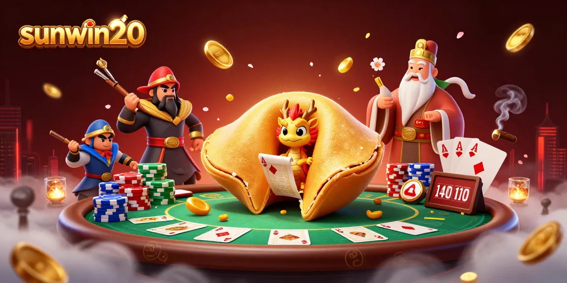Experience captivating fun at sunwin20 with a dynamic poker scene featuring colorful chips and characters.