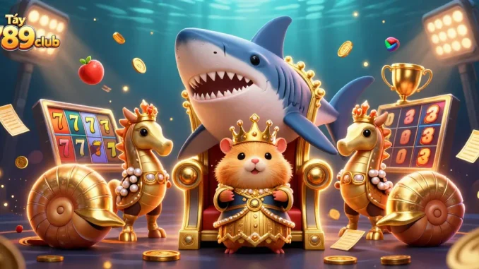 Experience thrilling gameplay with Tải 789club, as you join a fierce hamster king and his royal guards.