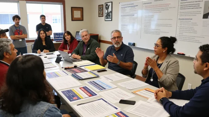 Community members discussing Casey Askar's campaign, highlighting controversies and civic engagement.