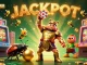 Experience spaceman88's jackpot thrill with vibrant 3D slots and winning characters in a lively illustration.