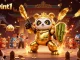 Engage with sunwint1's exciting casino scene featuring a mech-suit panda amid dynamic gambling elements.