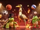 Experience the lively U31 gaming scene with vibrant characters and dynamic sports elements.